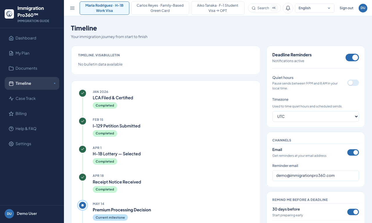 Never miss a filing window again